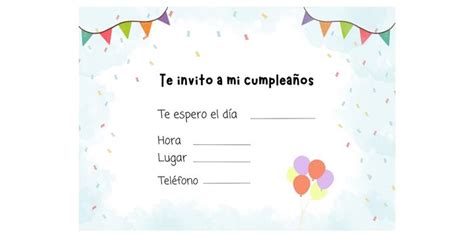 Invitaciones De Cumple Anos Para Imprimir