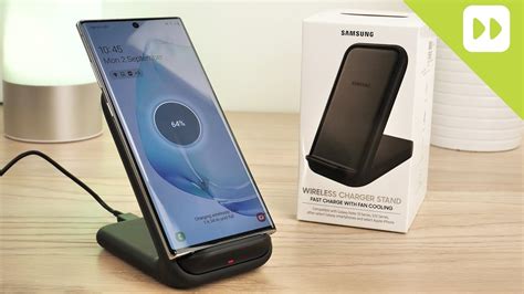 Official Samsung Wireless Fast Charger Stand 15W Review - YouTube