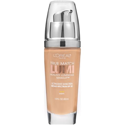 L'Oreal Paris True Match Lumi Healthy Luminous Makeup, W6 Sun Beige ...