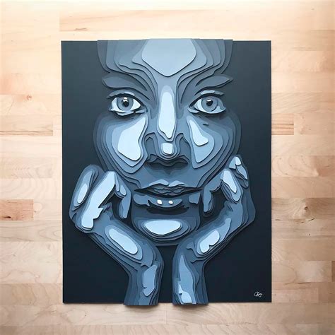 Layered Paper Portraits by Shelley Castillo Garcia | Inspiration Grid ...