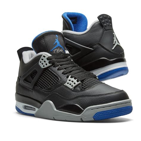 Nike Air Jordan 4 Retro Black, Matte Silver & White | END. (US)