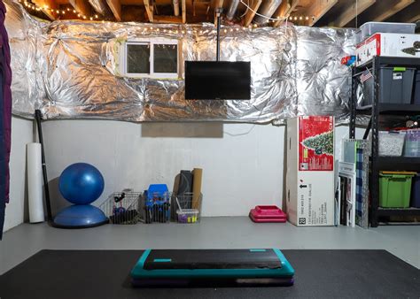 A Look At Our Home Gym in an Unfinished Basement (And My Best Advice ...