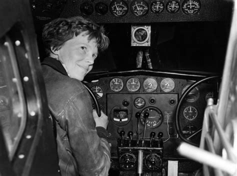 Amelia Earhart In Her Lockheed L-10E Electra Prepares For 27 History ...