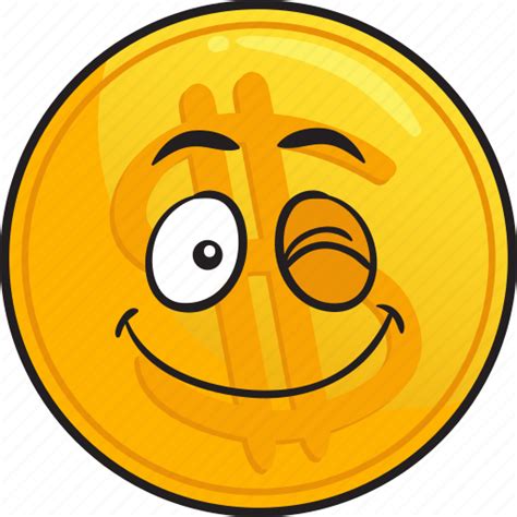 Cartoon, coin, emoji, gold, metal, precious icon - Download on Iconfinder