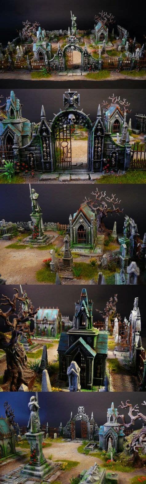 310 Miniature haunted house and scene + Halloween ideas | haunted house ...