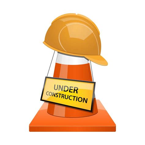 Under construction zone vector design illustration isolated on white ...