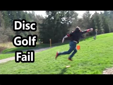 Disc Golf Fail - YouTube