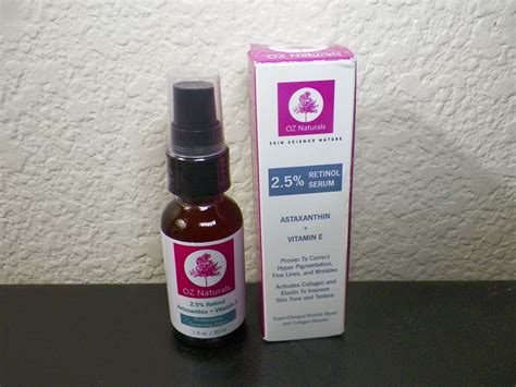 mygreatfinds: OZ Naturals 2.5% Retinol Serum Review