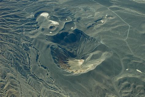 Mostly the Mojave — Aerial View of Ubehebe Crater, Death Valley...