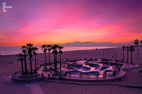 Venice Beach Skatepark Sunset | Framed Photography Prints