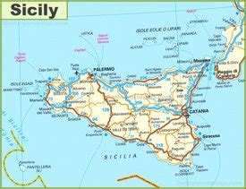 Sicily Maps | Italy | Maps of Sicily (Sicilia)