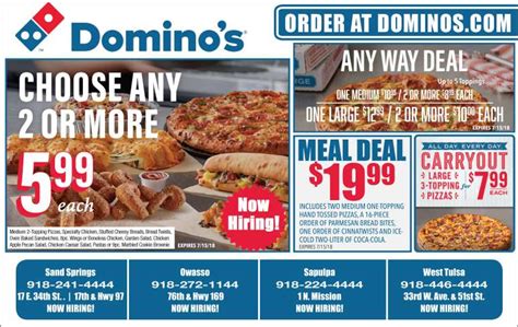 Domino's Pizza Coupons & Deals | Save at ValueNews.com