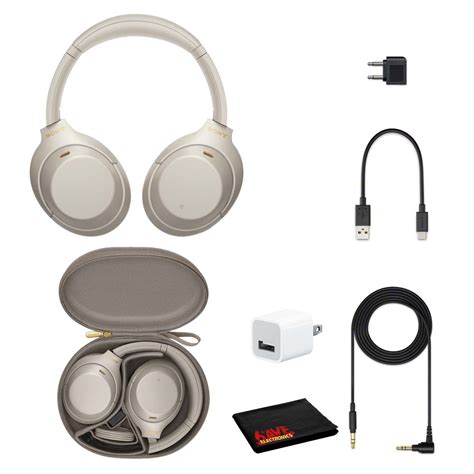 Sony WH-1000XM4 Wireless Noise Canceling Overhead Headphones (Silver ...