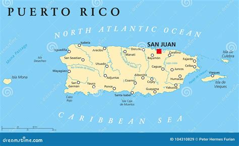 Map Of Puerto Rico With Flag Cartoon Vector | CartoonDealer.com #3049435