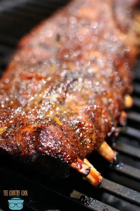 How to (Gas) Grill The Best Pork Ribs - Easy Method - The Country Cook