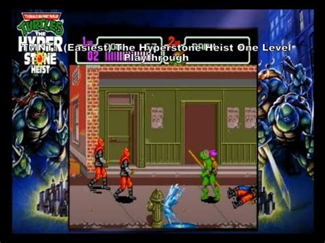 TMNT: The Cowabunga Collection: Hyperstone Heist (Easiest) One-Level ...