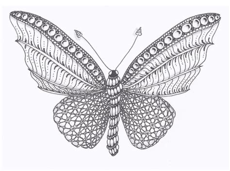 Zentangle Butterfly