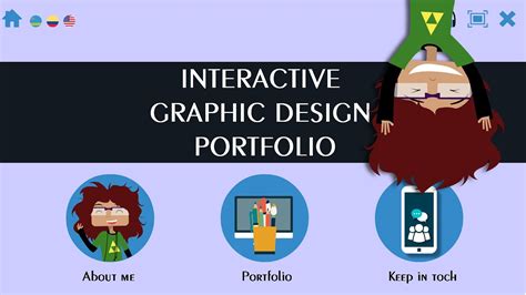 Interactive Graphic Design Portfolio - YouTube