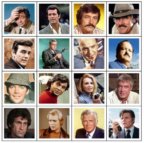 1970s TV Detectives (Images) | Tv detectives, Comedy actors, Mannix tv show