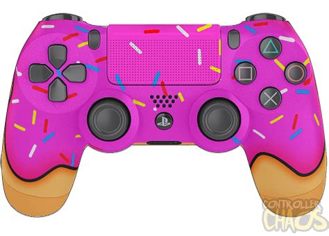 Glazed Fresh Donut - PlayStation 4 - Custom Controllers - Controller Chaos