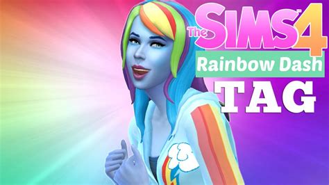 Sims 4 Rainbow Hair