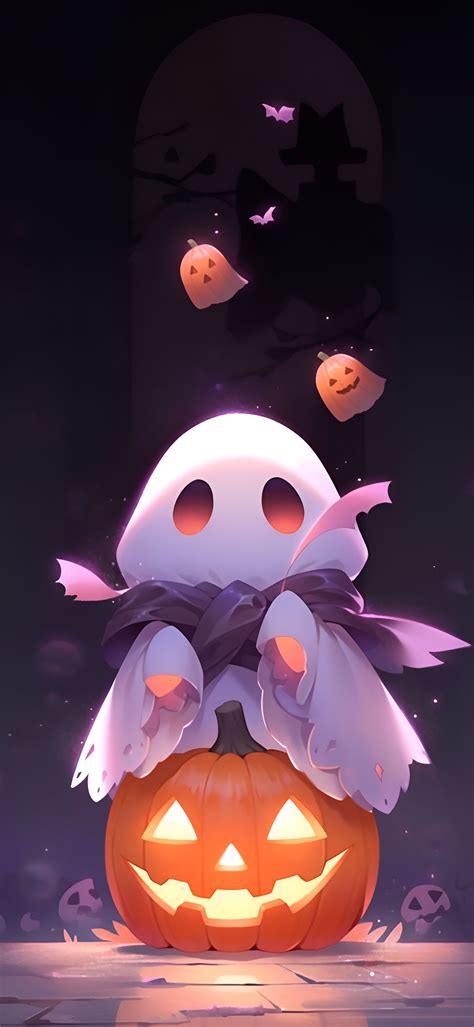 Halloween Cute Ghost & Pumpkin Wallpapers - Pumpkin Wallpapers