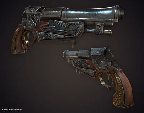 ArtStation - Fantasy Flitlock Pistol