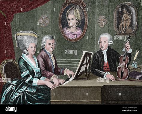 Wolfgang Amadeus Mozart (1756-1791). Composer of the Classical era ...