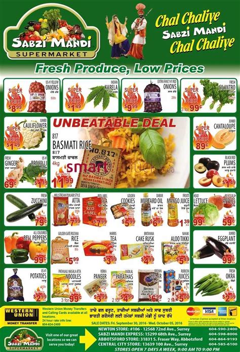 Sabzi Mandi Supermarket Canada Flyers