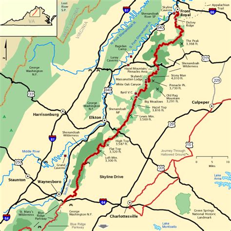 Skyline Drive Trail Map - Map Of Big Island Hawaii