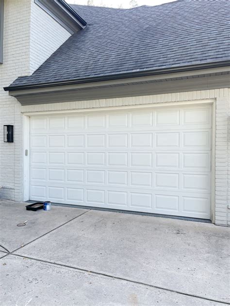 DIY Faux Wood Garage Door - Making Pretty Spaces Blog