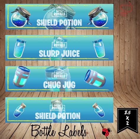 Free Fortnite Chug Jug Printable Labels - Free Templates Printable