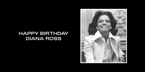 Happy Birthday Diana Ross in 2022 | Diana ross, Happy birthday gloria ...