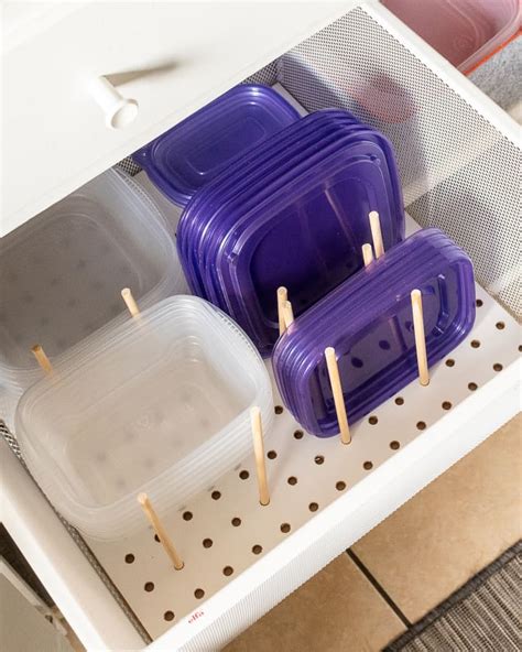 Organize Food Storage Containers and Lids - Tips | The Kitchn