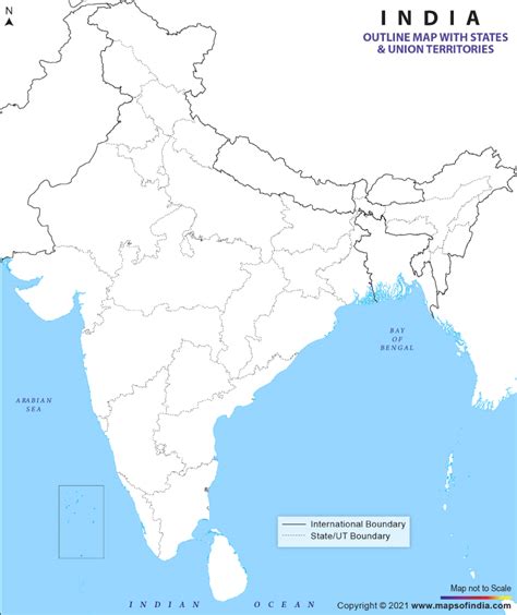 On Outline Map Of India - Guenna Holly-Anne