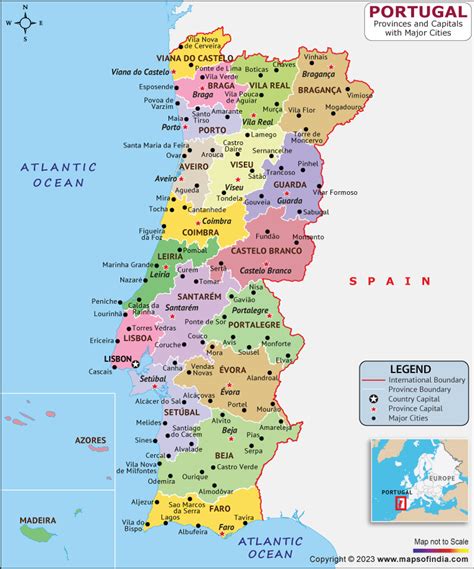 Portugal Map | HD Map of the Portugal