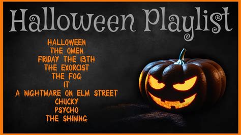 HALLOWEEN PLAYLIST 🎃 | HORROR MOVIE THEME SONGS - YouTube