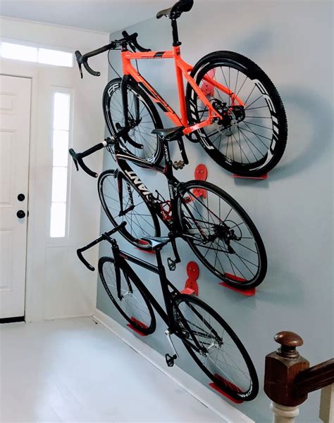 Multiple bikes hanging rack system. DaHANGER Dan pedal hook ...