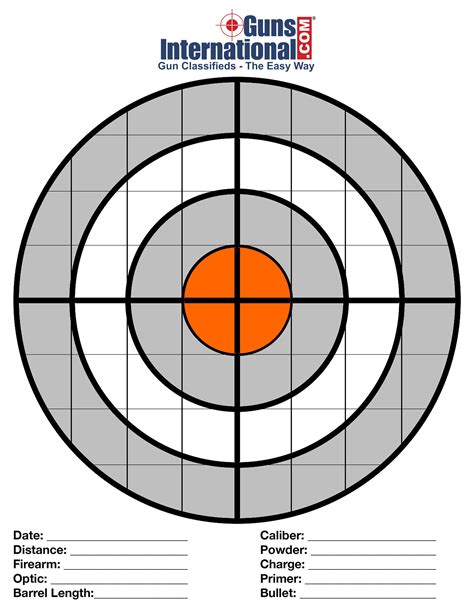 Free Printable Targets For Shooting