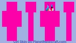 Pink warrior Minecraft Skin