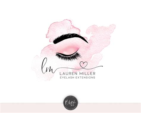 Drawing & Illustration Lash Logo Design Lash Technician Logo Logo ...