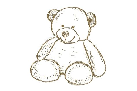 Teddy bear drawing - apogram