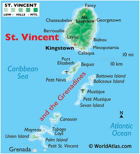 St Vincent and the Grenadines Maps & Facts - World Atlas