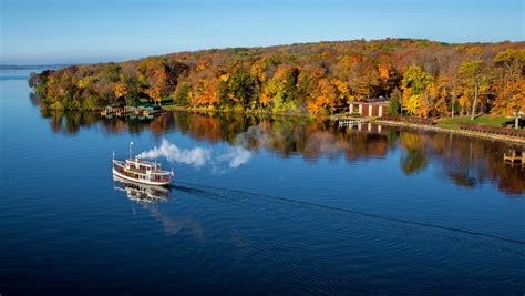 Lake Geneva's lakefront estates are a walk or boat ride away