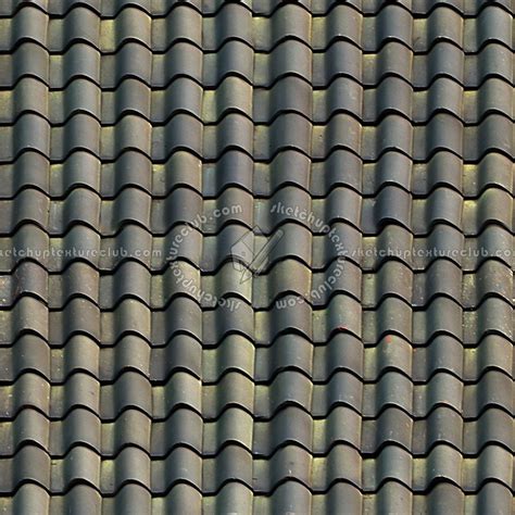 Clay roof texture seamless 19559