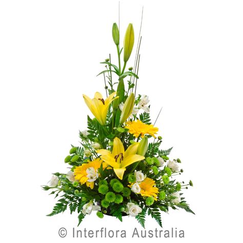 Bright Yellow Floral Arrangement | Myrtleford, Beechworth & Bright Florist