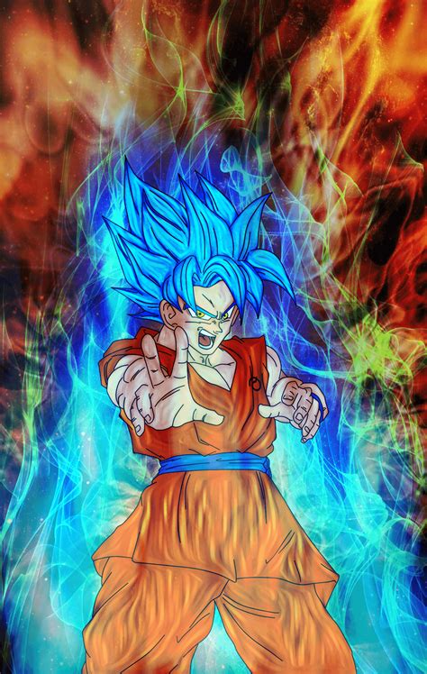 Super Saiyan God Super Saiyan Goku Wallpapers - Wallpaper Cave