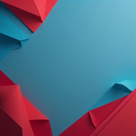 Premium Photo | A red and blue abstract image of a blue and red ...