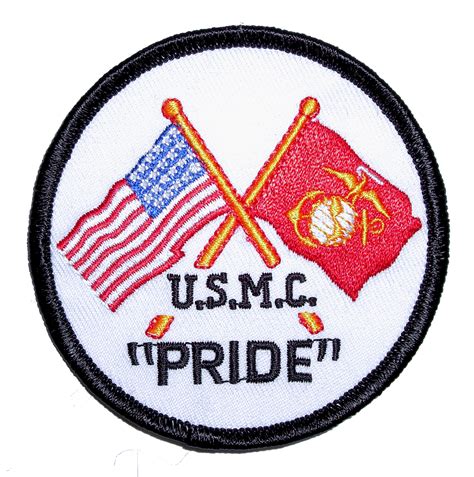 US Marine Corp and American Flag Pride Patch – Quality Biker Patches