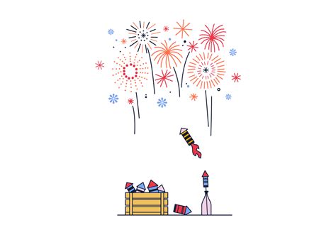 Fireworks Vector 126514 Vector Art at Vecteezy